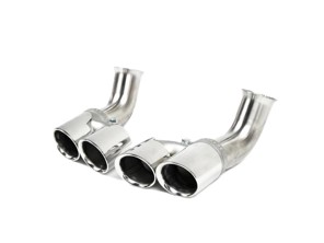Fabspeed Deluxe Quad-Style Tips - Short. Porsche 996 Carrera (1999-2001) - FS.POR.996.QDTSP, FS.POR.996.QDTSB