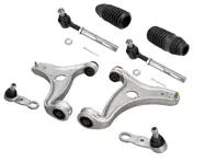 Suspension wishbone arms, ball joints & tie rods kit front. Porsche 964 C2 / C4 1989-94 (NEW) Part No. 96434101807 / 96434101707 - 96434101706, 96434101707, 96434101806, 96434101807, 96434104903, 96434104907, 96434104913