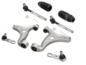 Suspension wishbone arms, ball joints & tie rods kit front. Porsche 964 C2 / C4 1989-94 (NEW) Part No. 96434101807 / 96434101707 - 96434101706, 96434101707, 96434101806, 96434101807, 96434104903, 96434104907, 96434104913