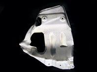 Hitzeschild des Nachschalldämpfers. Porsche 970 Panamera >>2013 - 97050455702, 97050455802
