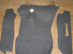 后备箱地毯套装。保时捷 911 1977-85