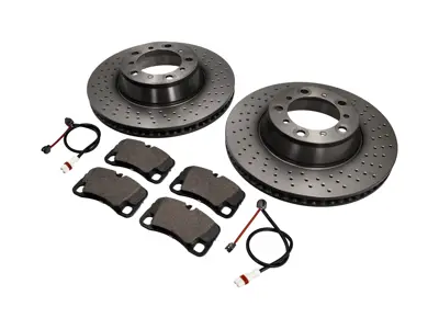 REAR Brake Pads and Brake Disc Package Porsche 997 3.6L C2 - 99635240501, 99635240502, 99635240601, 99635240602