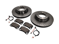 HINTERE Bremsbeläge und Bremsscheibenpaket Porsche 997 3.6L C2