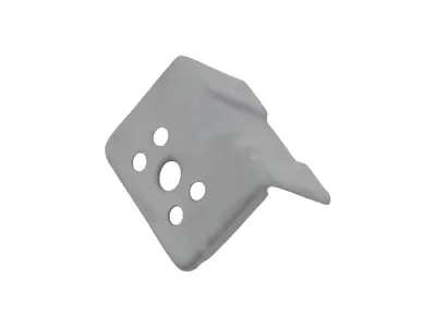 Pannello di rinforzo per serratura porta. Porsche 914 - PP353D, P353D