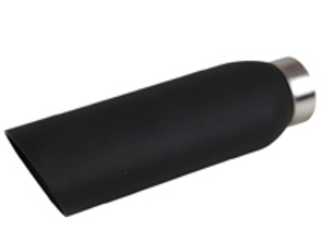 Tubo de escape, con recubrimiento de polvo, negro mate. Porsche 944 / 924 - 1620706000 - 1620705900