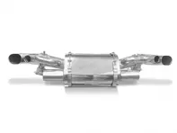 Sportuitlaatdemper met katalysator verwijder pijpen Porsche 992 Carrera en Carrera S