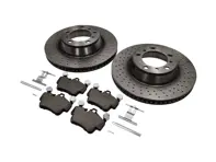 Bremsbeläge und Bremsscheiben-Set für die Hinterachse. Porsche 997 C2S / C4S - 99735193906, 95535296000, 99635240502, 99635240602, 99735193907, 99761267602