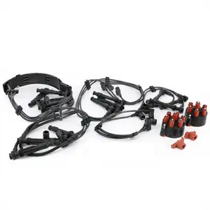 Kit accensione Cavi HT, bracci del rotore, cappucci dello spinterogeno Porsche 964 - 93060291901, 93060290202, 96460201700