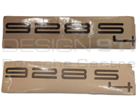 928S4 - Insignia. Porsche 928 S4 - 92850533506, 92850533507