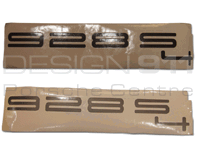 928S4 - Badge. Porsche 928 S4 - 92850533506, 92850533507