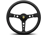 Prototipo de volant - cuir noir / noir - Momo