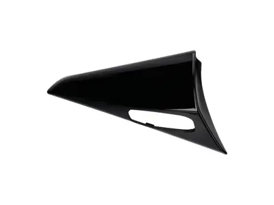 Side Trim Cover In Black For Roof Spoiler. Porsche 9YA Cayenne Turbo GT Coupe - 9Y3898308B041, 9Y3898307B041, 9Y3898308B, 9Y3898307B