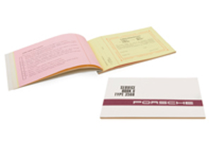 Service booklet in English. Porsche 356 B - WKD49052000