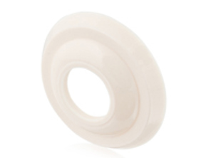 Rosette für Fensterkurbel und Innengriff, Elfenbein. Porsche 356 Vor-A - 35653711300