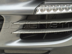 Zijlattenset voorbumper (2-delig). Porsche 997.2 turbo - 997505763509B1, 997505764509B1