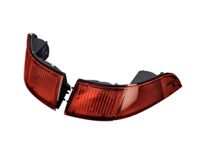 Blinkereinheiten hinten, rotes Glas. Porsche 993 2er-Set (Ref.: 99363140301, 99363140401) - 99363140301, 99363140401