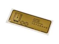 Sticker Firing Order. Porsche 928 S2 1984-86 - 92800610500
