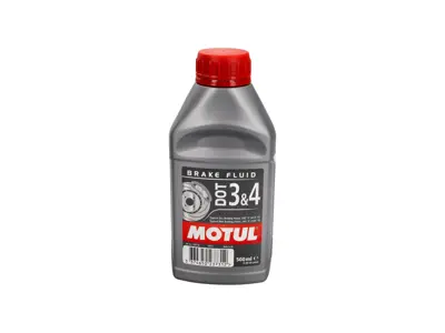 Fluido freni sintetico MOTUL DOT 3 e 4 - 500 ml - 00004330552, 00004320366, 00004321082, 00004320209 - 102718