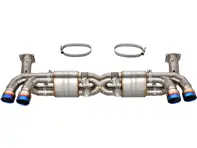 Sistema VALVETRONIC di scarico in titanio con terminali in titanio per Porsche 991.1 Turbo - DesignTek - 3606009120, 55-PS124-T, 99111173170, 99111173171