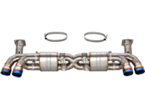 Système d'échappement en titane VALVETRONIC avec embouts en titane pour Porsche 991.1 Turbo - DesignTek - 3606009120, 55-PS124-T, 99111173170, 99111173171