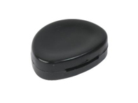 Zwarte knop voor het regelen van verwarming/ventilatie. Porsche 914/911 - 90157191700 - URO-009079, 1688000400