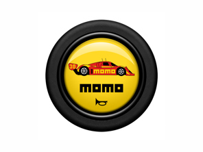 MOMO Standard Horn Button 1 Contact - Passion 1993 - Yellow - M22135311115