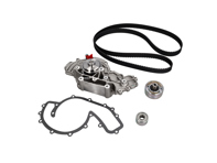 Water pump belt & pully kit. Porsche 928 4.5L S 4.7L 1977-82 - 92810515700, 92810551212, 92810557100, 92810601522, 92810613406