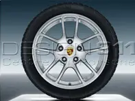 Cerchi in lega da 18' Cayman e pneumatici invernali Porsche originali per 981 Boxster / 981 Cayman - 98104460025, 98104460026, 98104460005, 98104460006