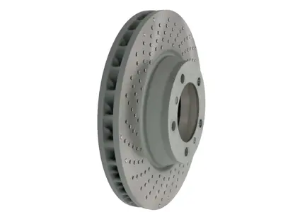 Disco freno anteriore, monoblocco forato e alveolato, 330x34 mm. Porsche 997 MKII - 99635140905, 99635141005 - PFL30923, PFR31023