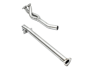 Downpipe and Front Silencer delete pipe for - Porsche 944 2.7ltr M44-11 and M44-12 CARGRAPHIC N-GT - 94411198703, 94411198503, 94411198501