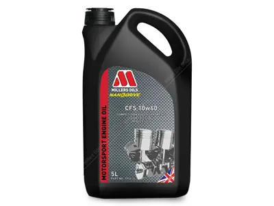 Millers CFS 10w60 NANODRIVE Motorsport Engine Oil Fully Synthetic 5L 7956GMS - 7956JMP, 7956, 7956GM, 7956GMS, 10w/60
