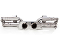 Sports exhaust rear silencer straight pipe Porsche 997 GT3 and GT3 RS