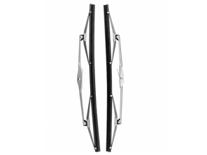 FRONT Set Of Wiper Blades, Silver. Porsche 911 F 65-67 - 90162831120 - 901 628 311 00