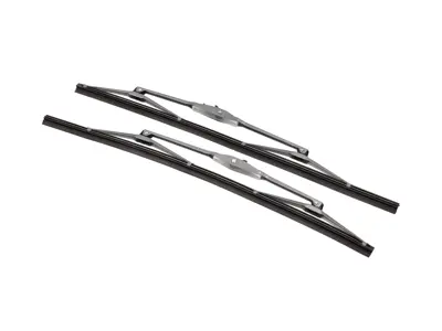 Set di spazzole tergicristallo anteriori, colore argento. Porsche 911 F 65-67 - 90162831120 - 901 628 311 00