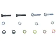Schroevenset voor veerpoten vooras. Porsche 924 / 944 / 968 - 1123, 94434317500, 90008205802, 171407265, N0221414