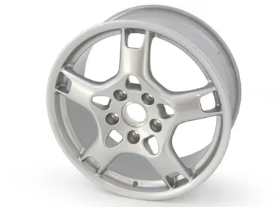 Jante arrière en alliage 19" Carrera S d'origine Porsche pour 997.1 Carrera 4 / Carrera 4S - 99736216200