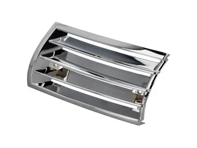 Hupengitter Kunststoff in Chrom-Finish. Porsche 911/912 69-73 - 90155943127, 90155943227 - PS5221C, PS5222C, 9112743-02, 911274-02, 1684500476, 1684500486