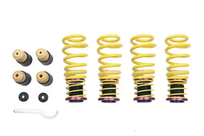 Kit molle regolabili in altezza KW. Porsche 95B Macan con PASM - 95B411105AK504, 95B411105AL504, 95B411105AM504, 95B411105AN504, 95B411105AP504, 95B411105AQ504, 95B411105AR504, 95B411105AS504, 95B411105BA504, 95B411105BB504, 95B411105BC504, 95B511115E504, 95B511115F504, 95B511115G504, 95B511115H504, 95B511115J504, 95B511115AD504, 95B511115AE504, 95B511115AF504, 95B511115AG504, 95B511115AH504, 95B511115AJ504, 95B411106H504, 95B411106J504, 95B411106K504, 95B411106L504, 95B411106M504, 95B411106N504, 95B411106P504, 95B411106Q504, 95B411106R504