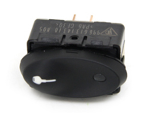 Door lock switch. Porsche 996 2002>> / 986 Boxster RHD - 99661314310A05, 99661314310