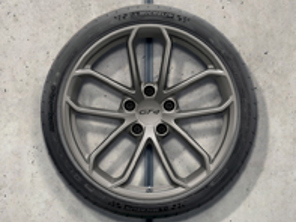 20' 718 Cayman GT4 Velgenset, platina. Origineel Porsche - 98204460302