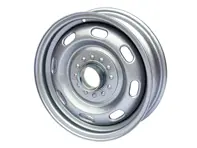 Jante 15' 5.5J Acier 'Knock off', Finition Peinte Porsche 356