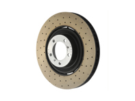 前制动盘转子，轻质钻孔，408x36mm。保时捷 992.1 Carrera GTS / Turbo - 992615301T, 992615302T - PFL49215, PFR49216