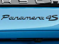 'PANAMERA 4S' Rear Badge, in Black. Porsche 971 Panamera 2017>> - 971044880041
