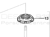Schokdemper Holle ring. Porsche 993RS