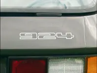 924 - 银色贴纸徽章保时捷 924 1976-85 - 477853625C