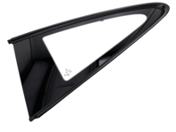 Hintere Seitenfensterscheibe, Mattschwarz. Porsche 992.2 Carrera COUPE 2024>> - 99284529, 992845297AJ03C, 992845298AJ03C, 99284529703C, 992845297M03C, 99284529803C, 992845298M03C