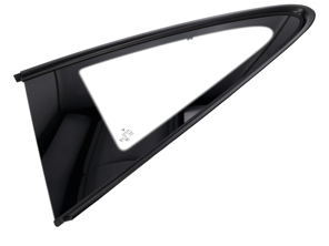 Hintere Seitenfensterscheibe, Mattschwarz. Porsche 992.2 Carrera COUPE 2024>> - 99284529, 992845297AJ03C, 992845298AJ03C, 99284529703C, 992845297M03C, 99284529803C, 992845298M03C