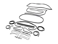 Restoration Rubber Seals Kit. Porsche 911 Targa Standard Body - 91153163100, 91153163200, 90150339422, 99991108440, 90150549720, 91163197001, 91163197101, 91163197000, 91163197100, 90150509120, 90253109340, 91151212900, 91154290500, 91154122504, 90151190106, 91154213540, 91154213640