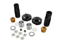 Supporto ammortizzatore posteriore, supporti superiori e raccordi Porsche 993 - 993-333-059-00, 99333305900, 99333305901, 99333310500, 99333310701 - 993-333-059-00, 1652400200