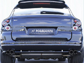 Heckschürzenabschluss mit integriertem Diffusor. Hamann für Cayenne